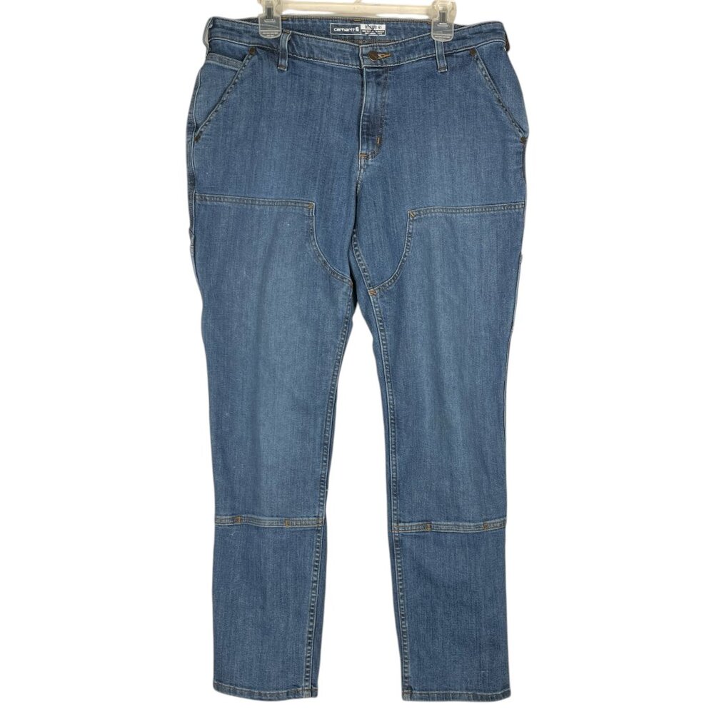 Liz Claiborne Blue Denim Carpenter Jeans - Women's